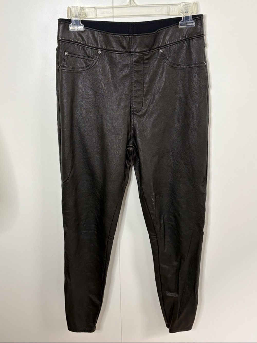 SPANX Black High-Waist Sculpting Jeggings with Red Tag | M